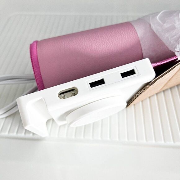 Warm Desktop Mouse Pad, 31" x 13" Extended Leather Heated Mouse Pad with Phone - Picture 5 of 6